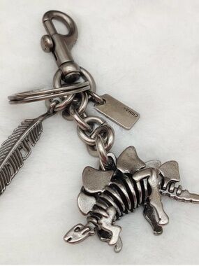 Coach Stegosaurus Steggy Rexy key
Fob Bag Charm Keychain
